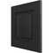 Ekena Millwork 12"W x 12"H True Fit PVC Raised Panel Shutters Sample, Black SAMPLE-TFPRPBL - alternate 3